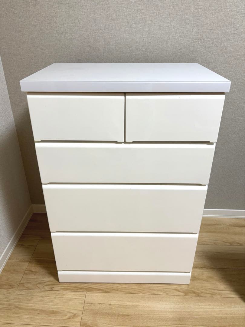 【早い者勝ち】☆完成品☆ ホワイト 4段チェスト