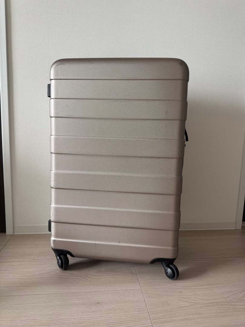 無印キャリーケース(旧型60Lサイズ ゴールド)