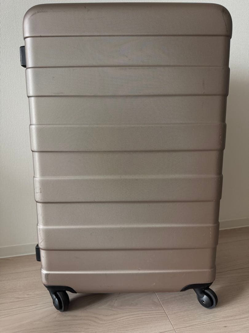 無印キャリーケース(旧型60Lサイズ ゴールド)