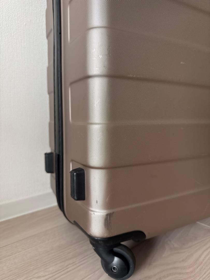 無印キャリーケース(旧型60Lサイズ ゴールド)