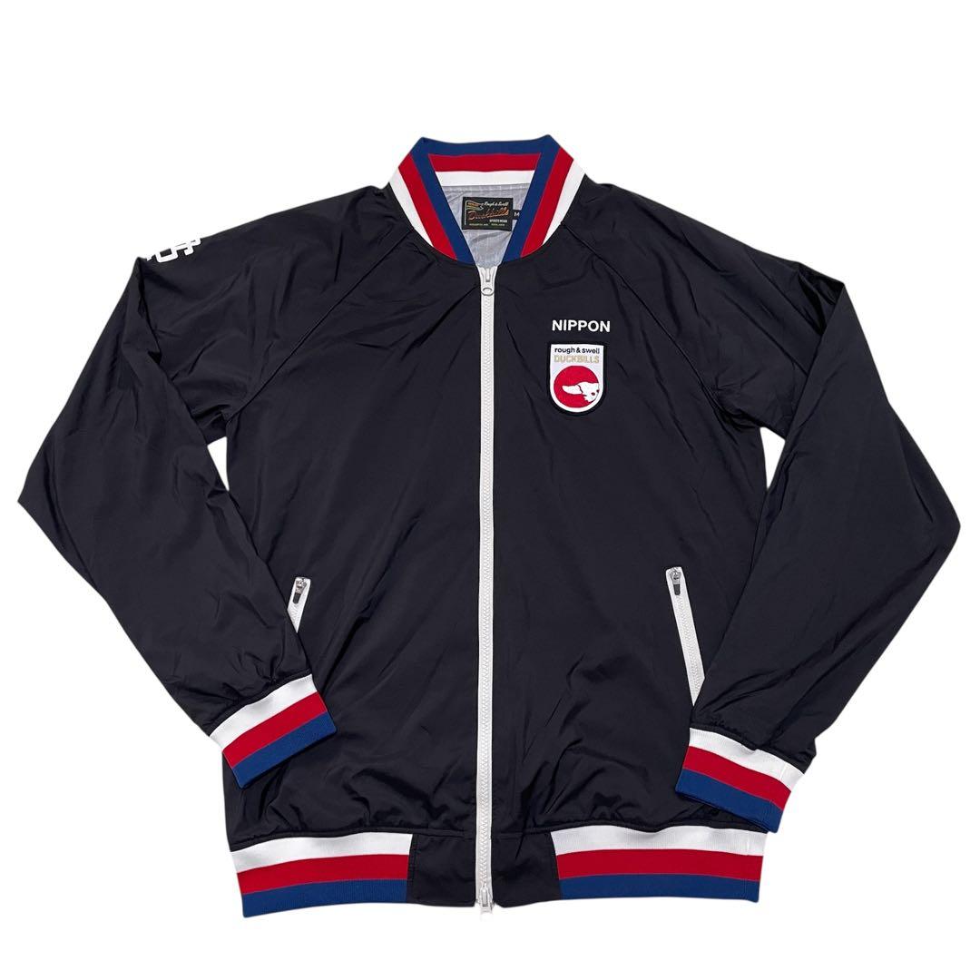 【Mサイズ】ラフアンドスウェル リブジャケット トリコロール ゴルフ メンズ