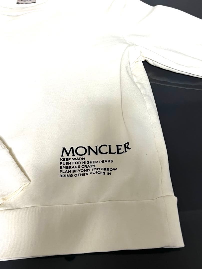 MONCLER モンクレール スウェットプリント クルーネック スウェットシャツ