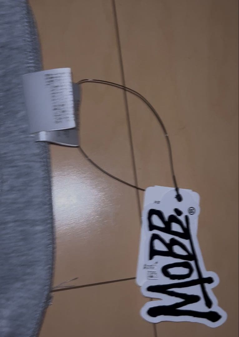 MOBB グレー スウェットパンツ サイドポケット付き