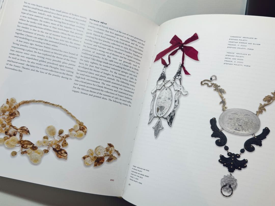 costume jewelry for haute couture 洋書 希少本