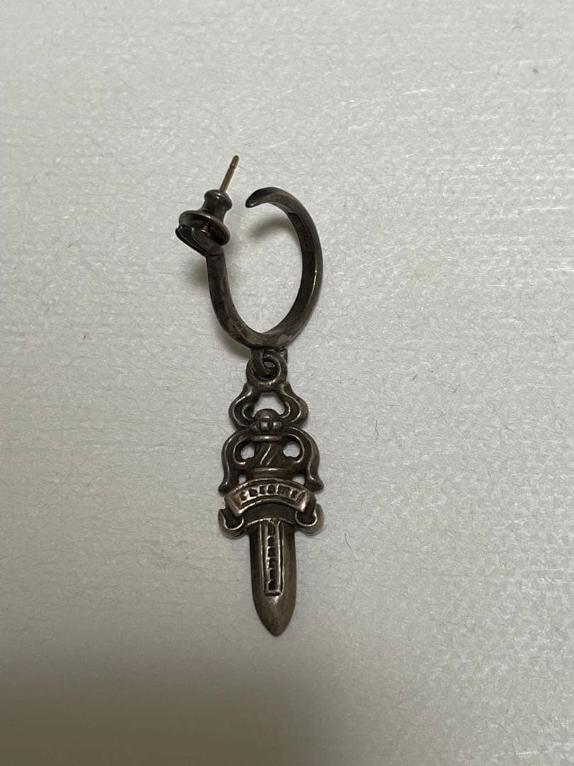 ダガー フープピアス SV925 シルバー イヤリング ドロップ リング