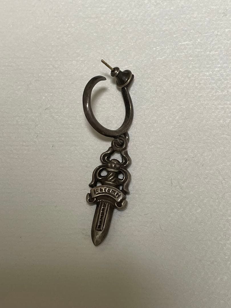 ダガー フープピアス SV925 シルバー イヤリング ドロップ リング