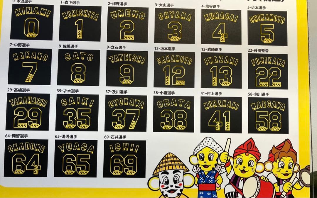 限定⭐︎2026年　沖縄キャンプ　 阪神タイガース　森下選手 ユニホーム