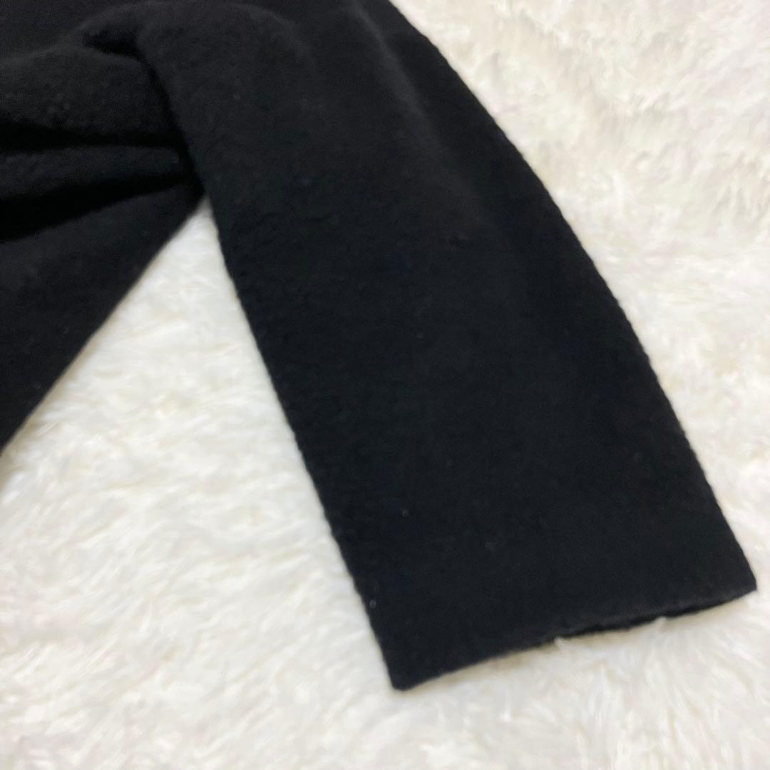 美品 ヨーガンレール フーデットコート ウール 黒 M