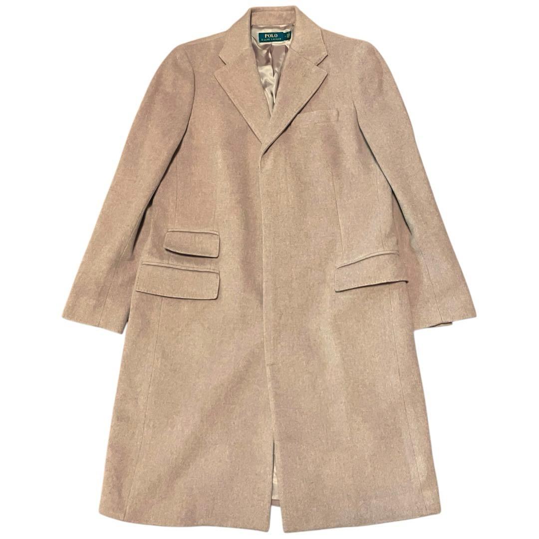 【美品】ポロラルフローレン　チェスターコート　現行　カシミヤ　羊毛　ウール　4