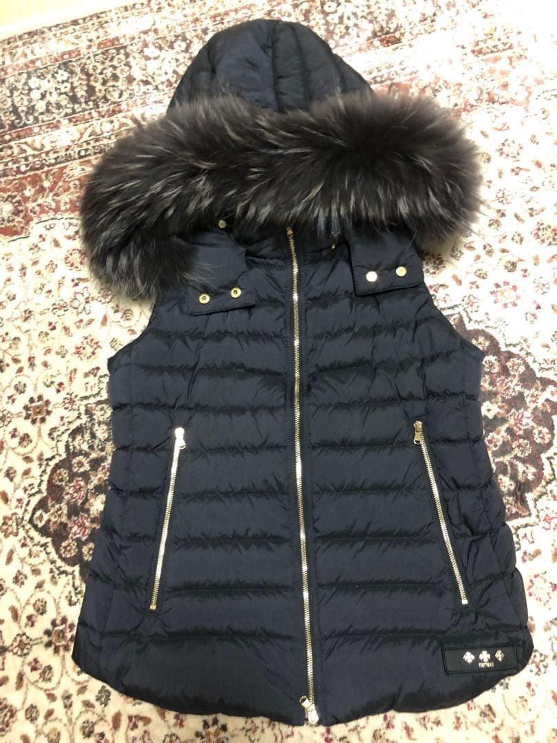 TATRAS フード付　オルシエラ　 ダウンベスト 01 ブラック