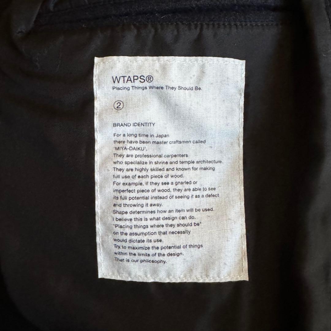 WTAPS BLACK WATCH メルトンPコート 新品未使用品