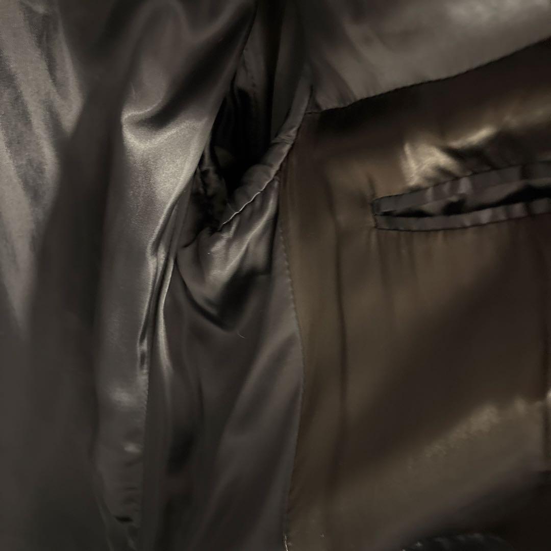 【EMPORIO ARMANI】 グレー ダブルブレスト チェスターコート