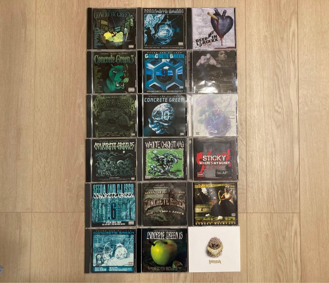 CONCRETE GREEN CDコレクション 18枚セット