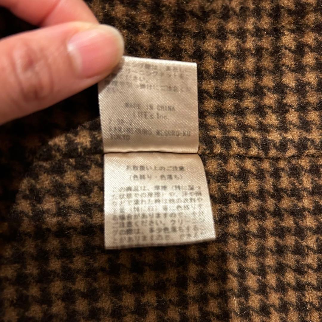 TODAYFUL Over Check Coat 38サイズ