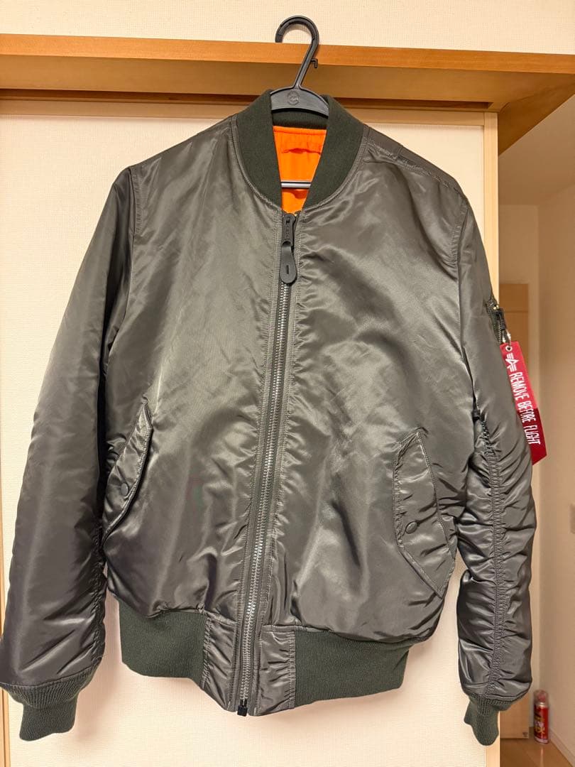 値下げ　MA-1 フライトジャケット　グレー