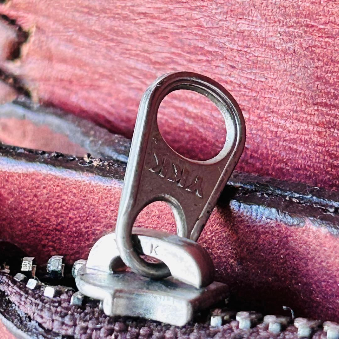 【新品】本革 牛革カービング バイカーズウォレット ハンドメイド メンズ 長財布