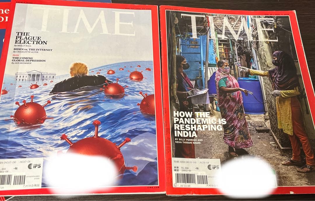 【希少】（洋）ザ・エコノミスト・TIME 4冊まとめ