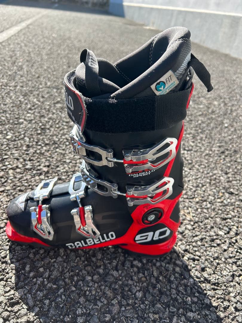 DALBELLO スキー ブーツ 90 ブラック/レッド　インソール未使用