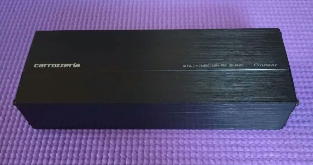 【重低音】carrozzeria 100w✕4 パワーアンプGM-D1400Ⅱ
