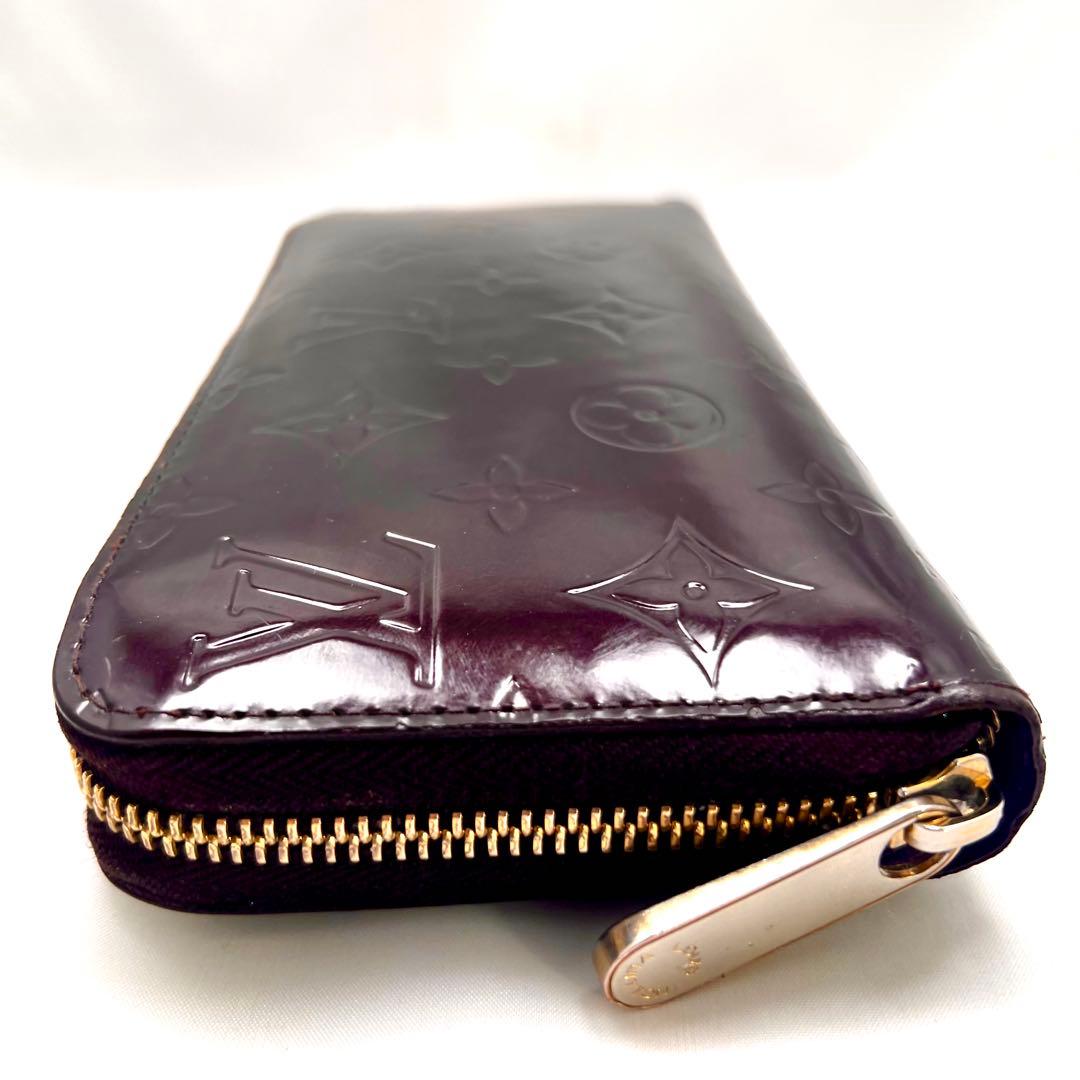 ルイヴィトン ジッピーウォレット ヴェルニ アマラント M93522モノグラム