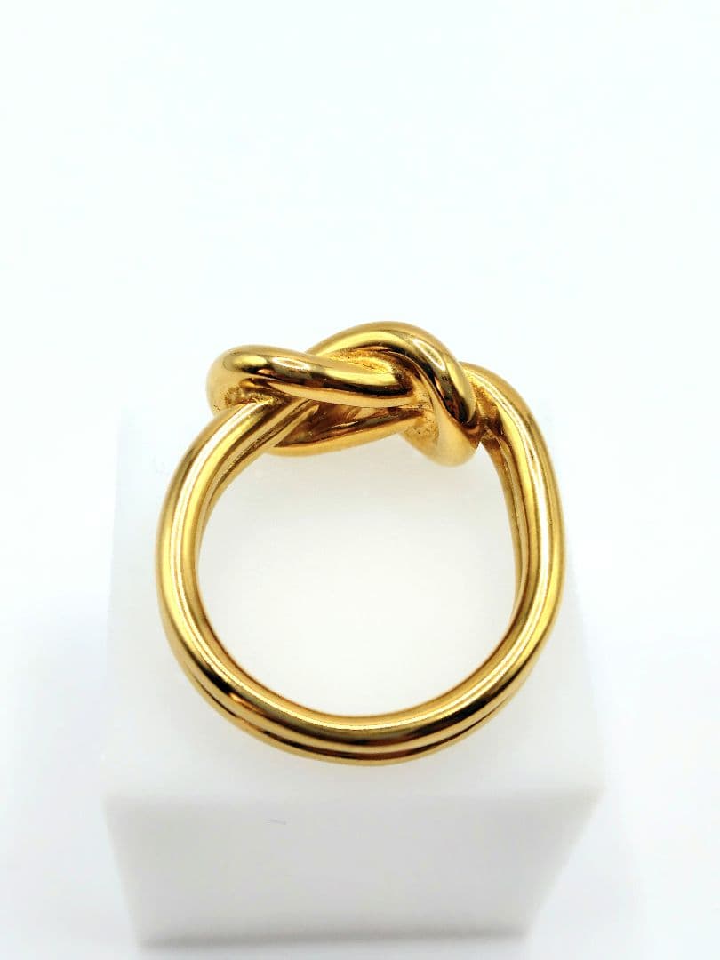 エルメス HERMES スカーフリング メタル ゴールド e59607g