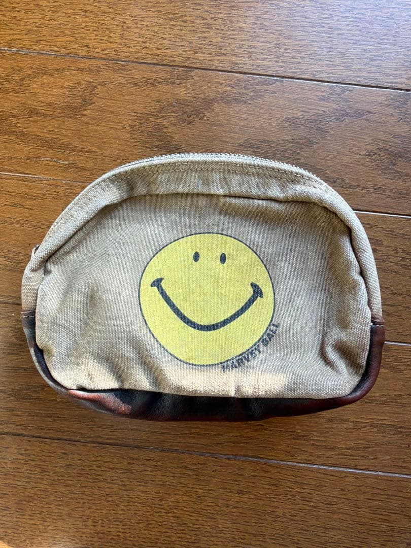 トイズマッコイ HAVEY BALL スマイリーフェイス ポーチ マルチケース