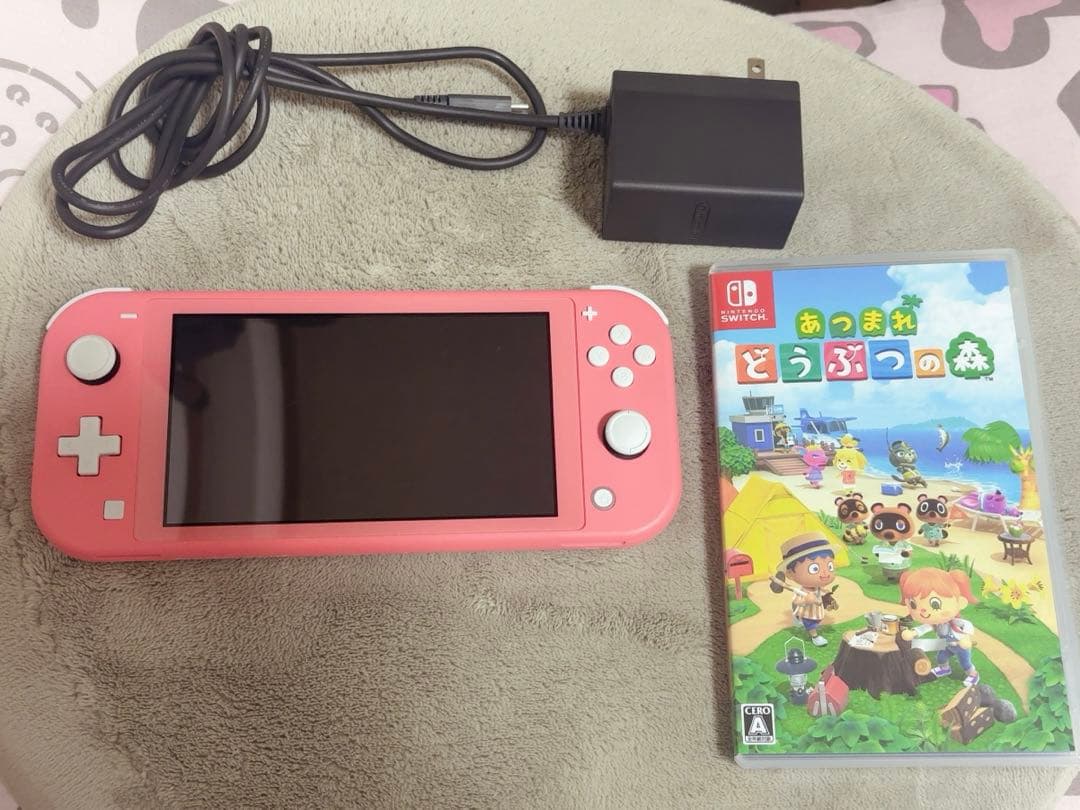 Nintendo Switch Lite ピンク 充電器付き
