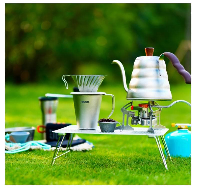 HARIO V60 チタン製 ケトル＋マグ 600mL チタンIH非対応