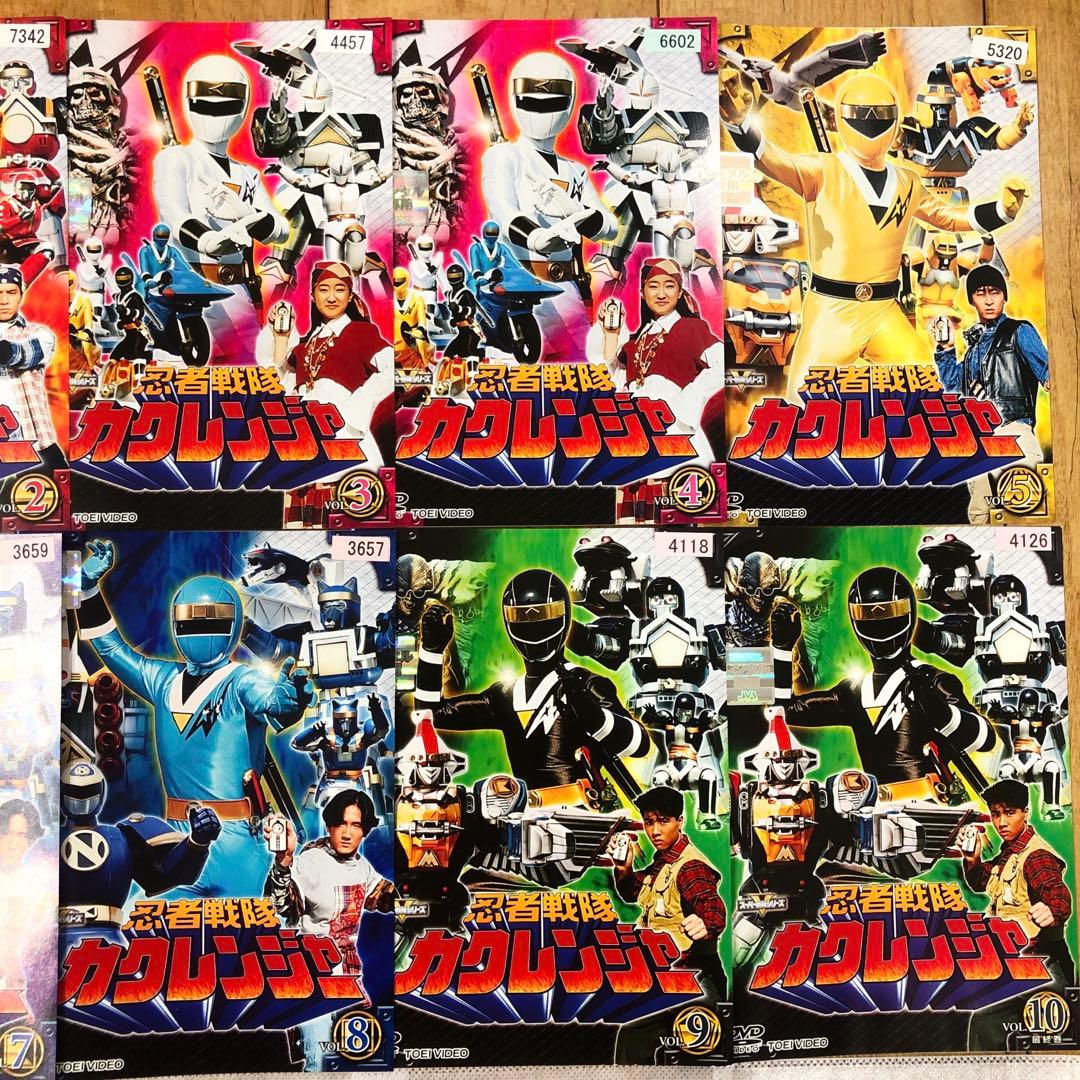 忍者戦隊カクレンジャー　全10巻セット　完結　DVD　ヒーロー　匿名配送