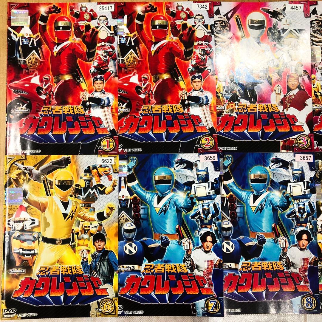 忍者戦隊カクレンジャー　全10巻セット　完結　DVD　ヒーロー　匿名配送