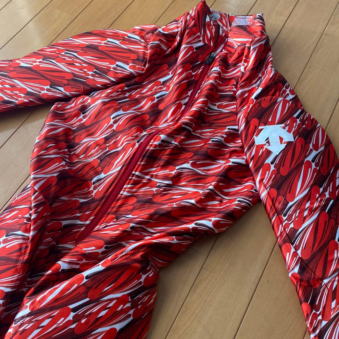 165 ワンピ　競技スキー　デサント　子ども　レディース　レーシングワンピ