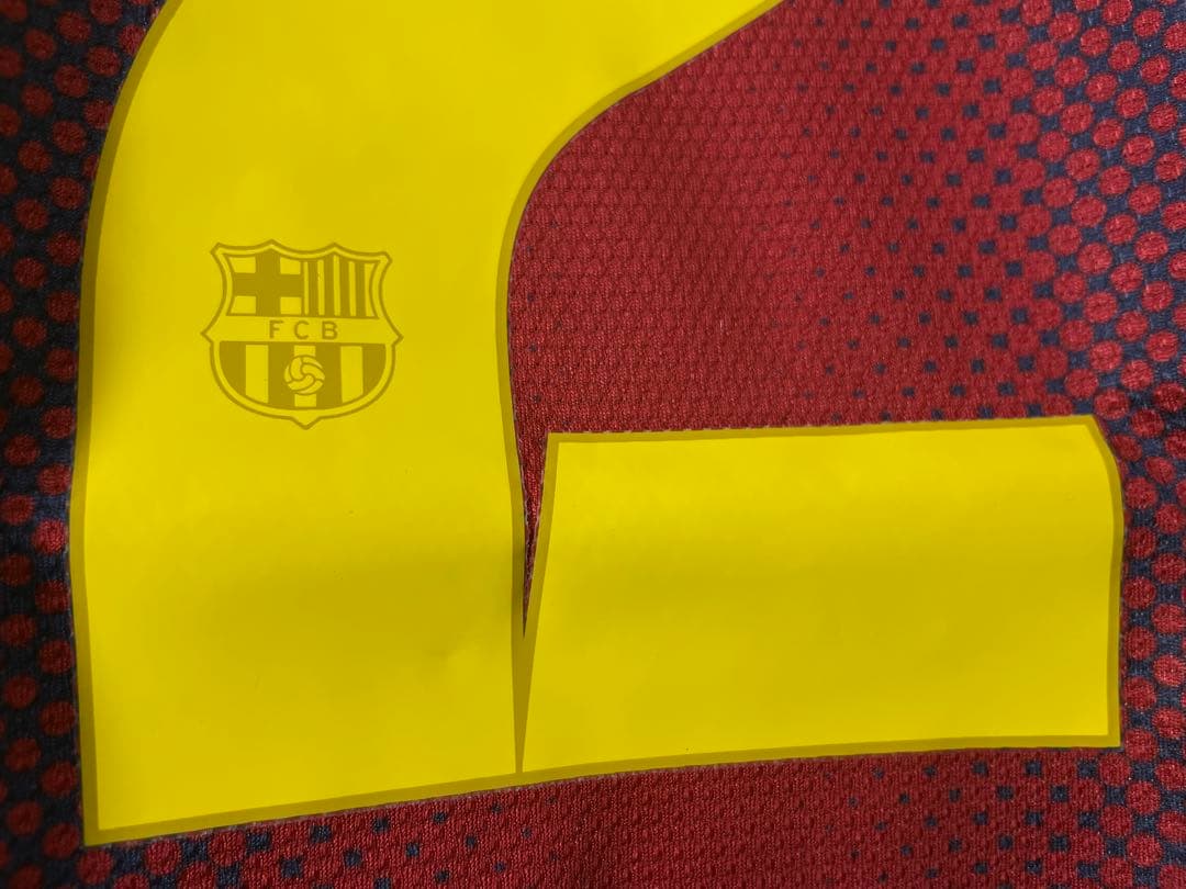 【正規品】ダニ・アウベス　バルセロナ　12/13 ホームレプリカ