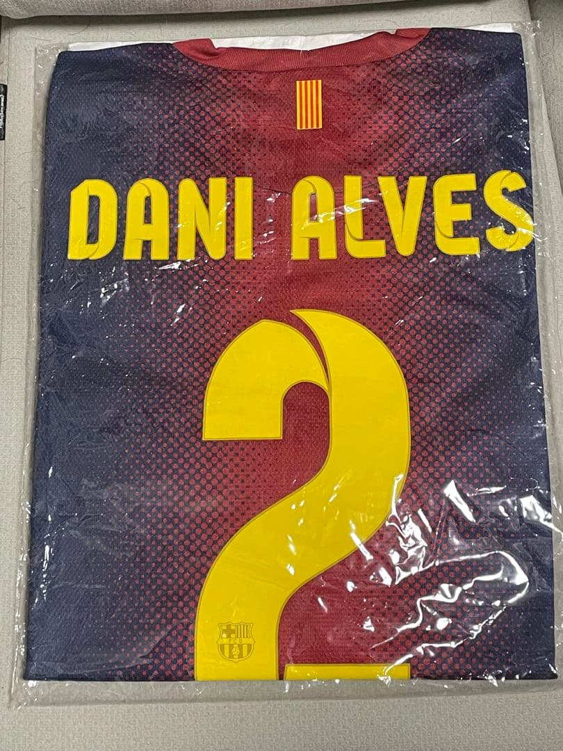 【正規品】ダニ・アウベス　バルセロナ　12/13 ホームレプリカ