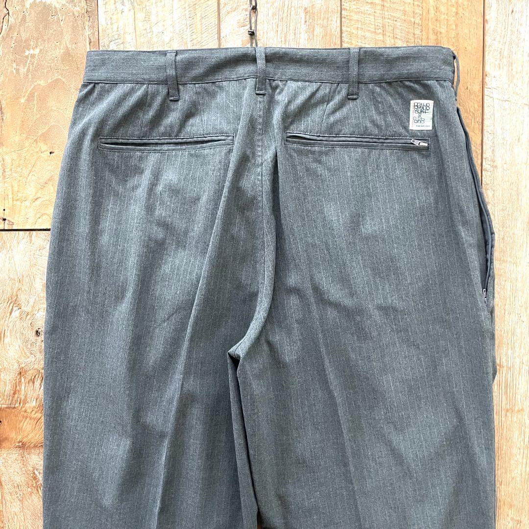 【極美品】BEAMS SURF&SK8 SSZ ワイド スラックス パンツ L