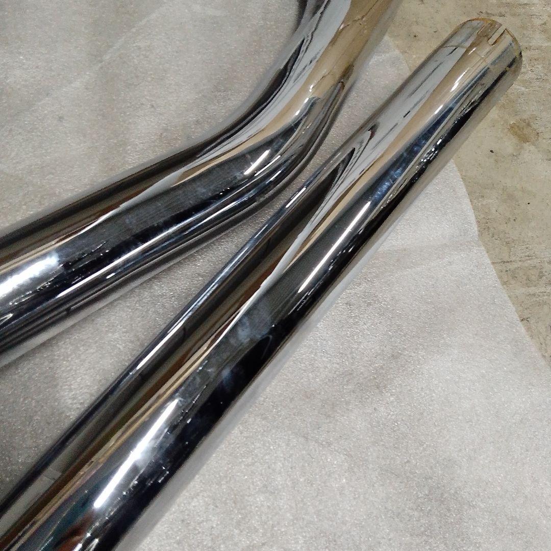 ハーレー　エボ　FLSTS　フィッシュテール　マフラー