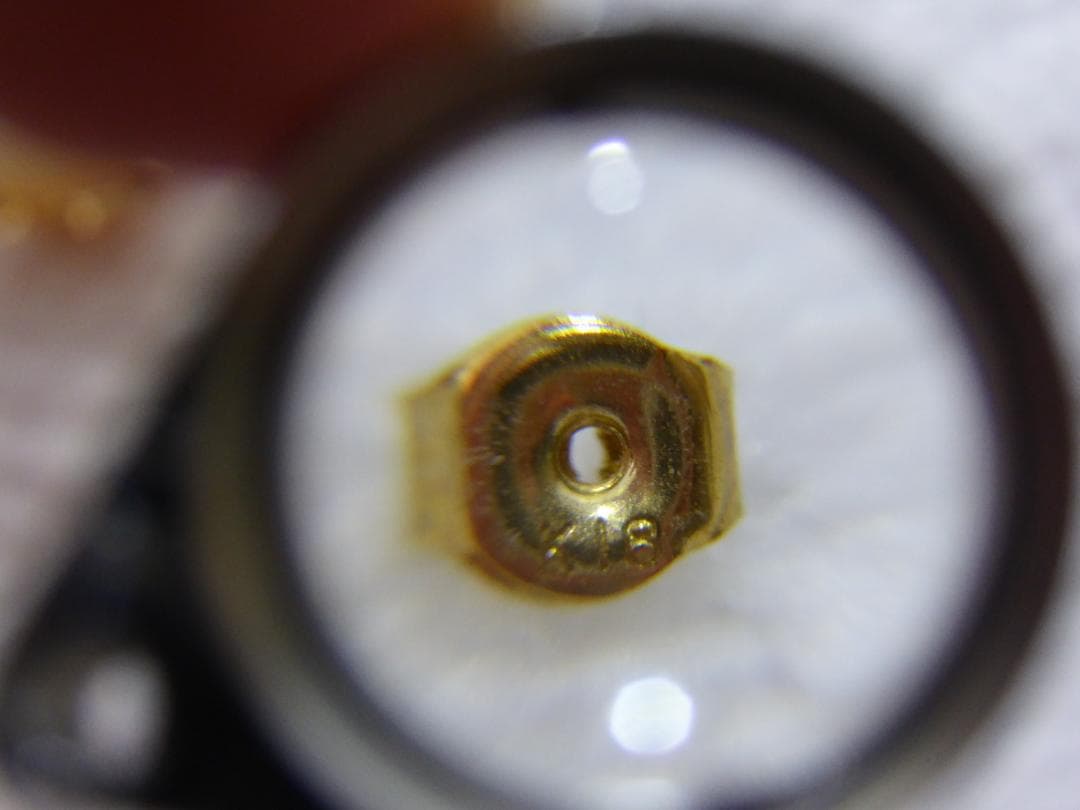 K18　マベパール　ピアス　テリ良し　総重量5.2g　18A