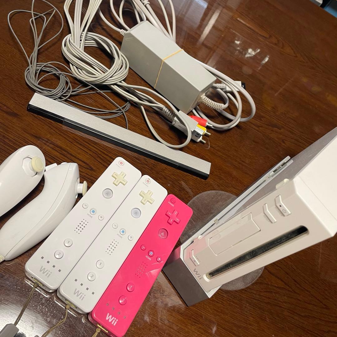 Wii 本体＋ソフト4個セット マリオ カラオケ