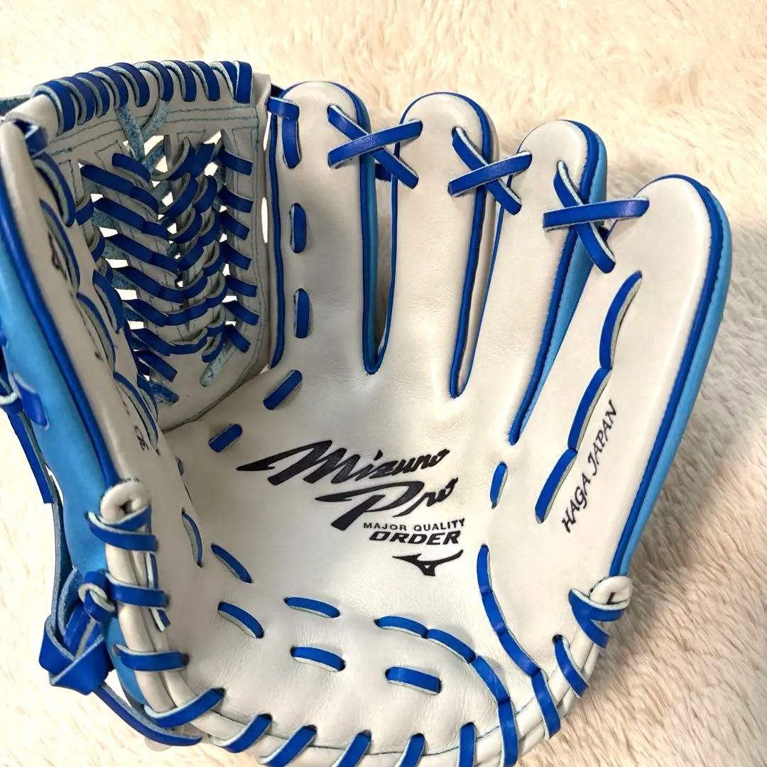 新品❤️ミズノプロ軟式グローブ❤️青/白
