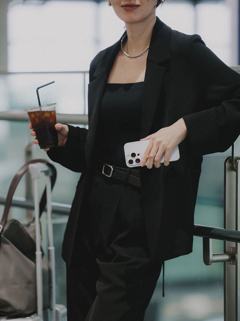 crewre ポケッタブルストレッチジャケット black サイズ2 新品未使用