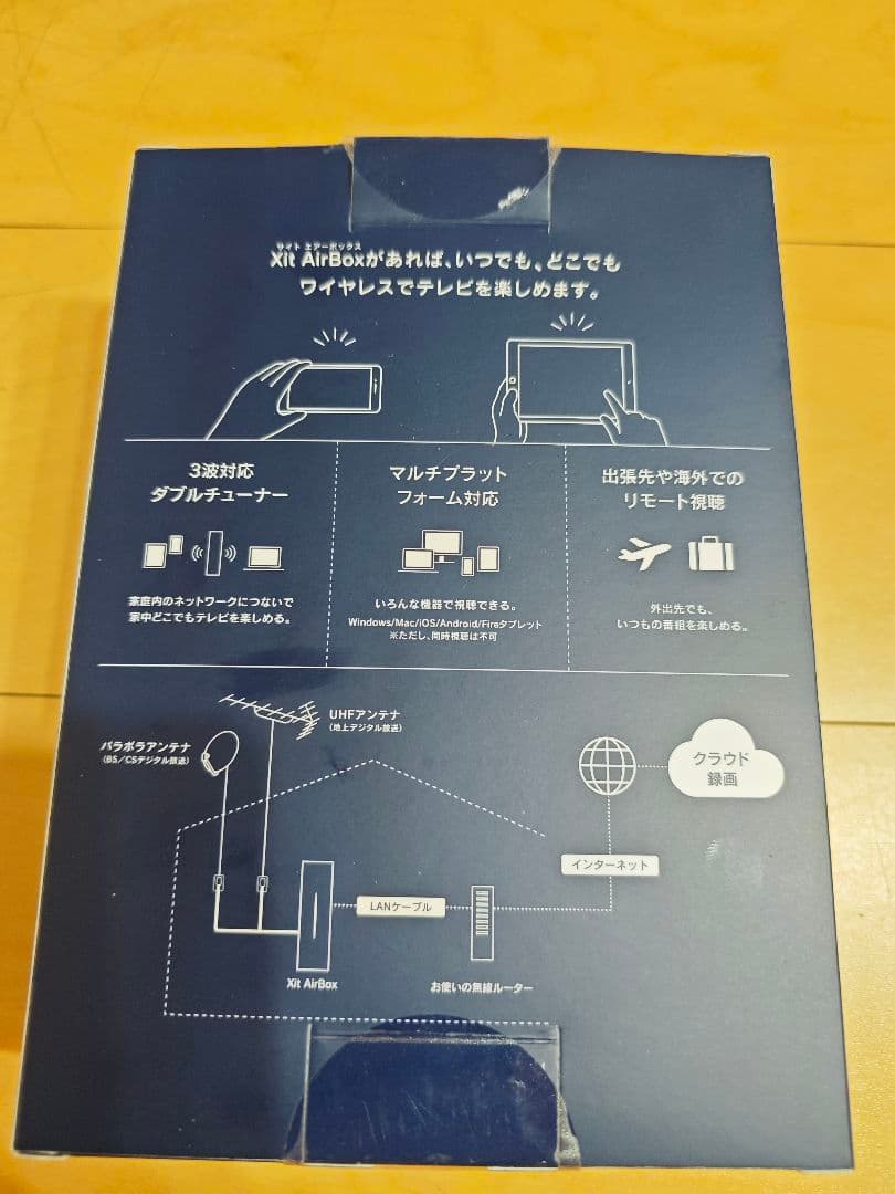 Xit AirBox ワイヤレステレビ受信機 サイトエアーボックス