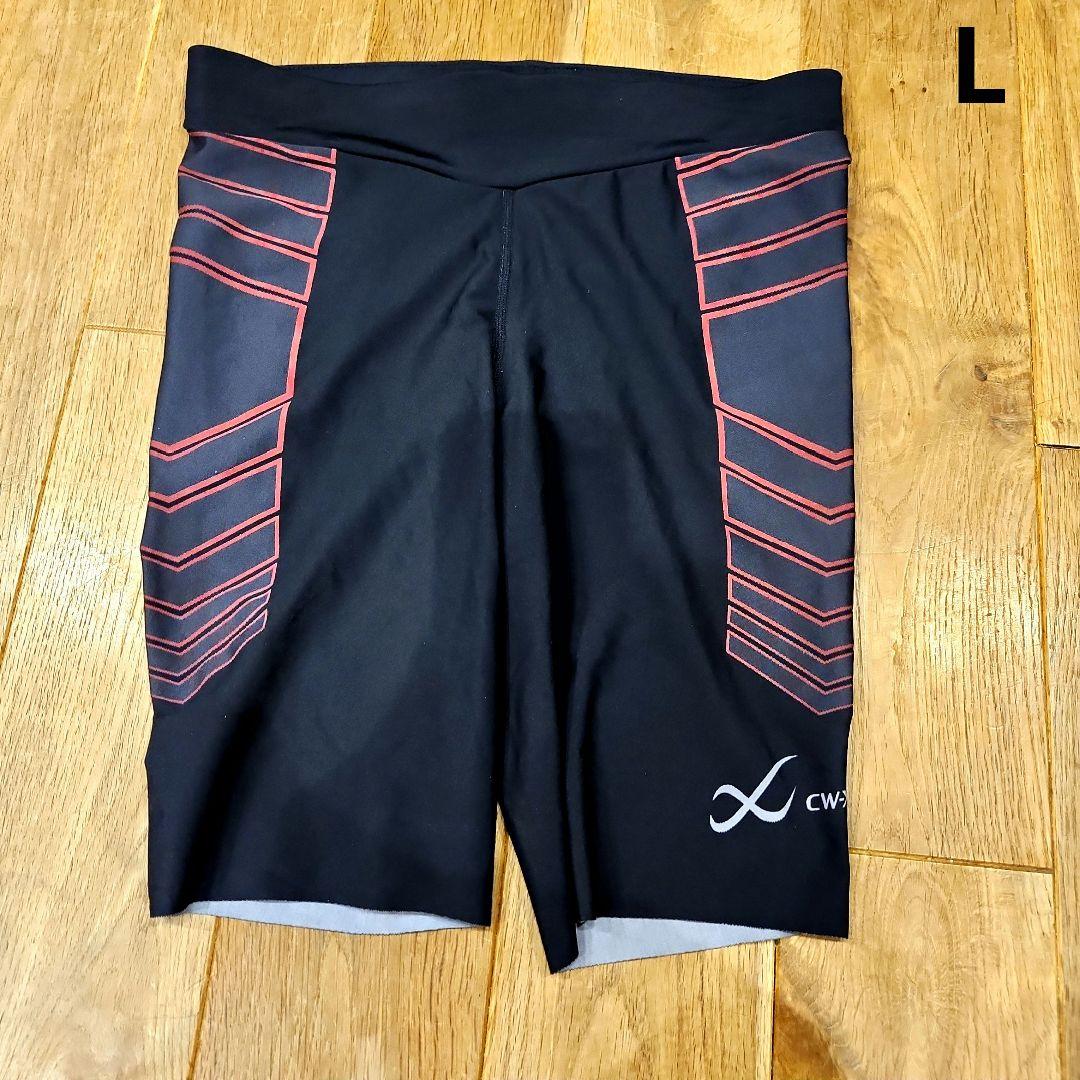 美品✨CW-X スピードモデルハーフタイツ HPO-695 Lサイズ　メンズ