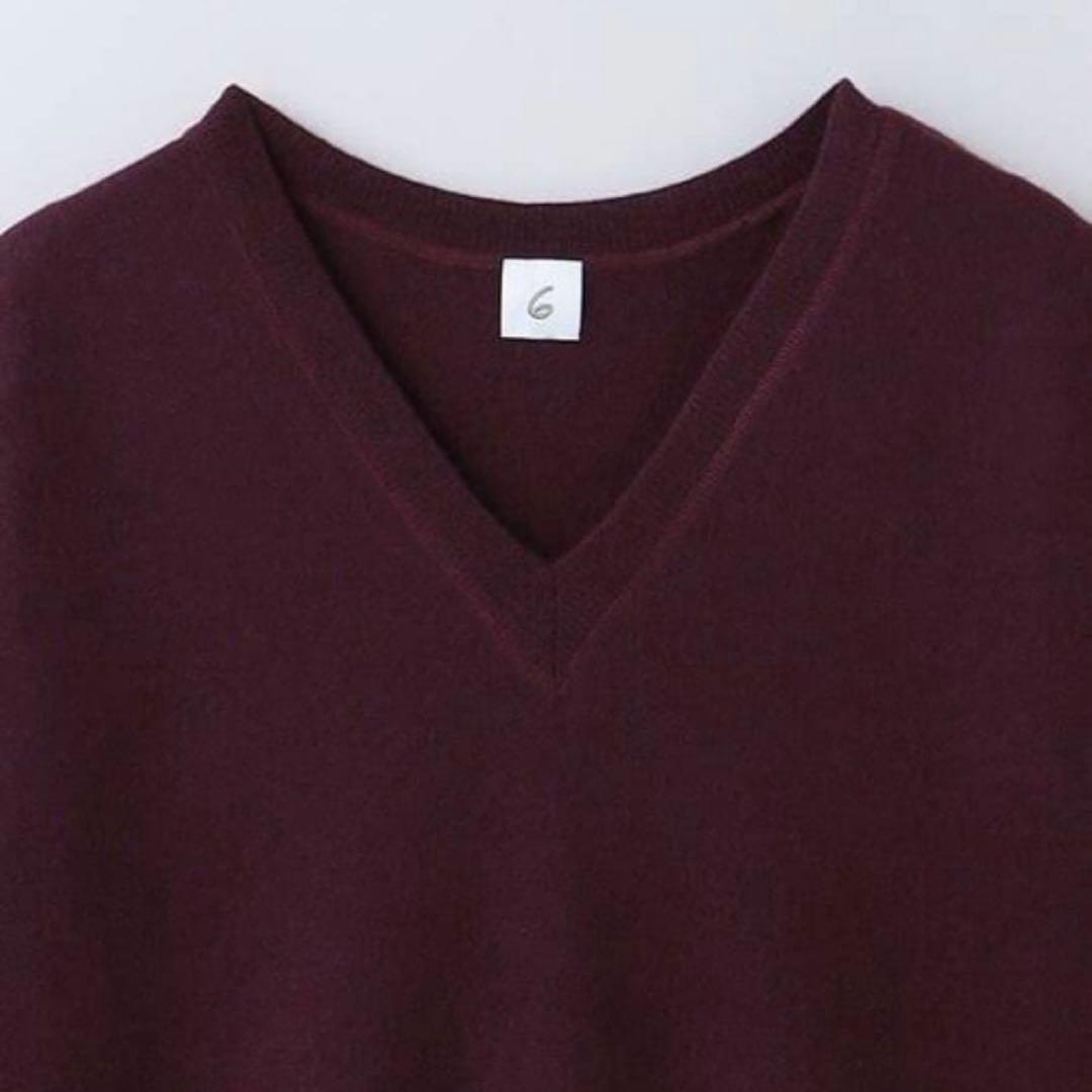 値下げ 新品未使用 6 （ROKU）ウールボイル ニットベスト