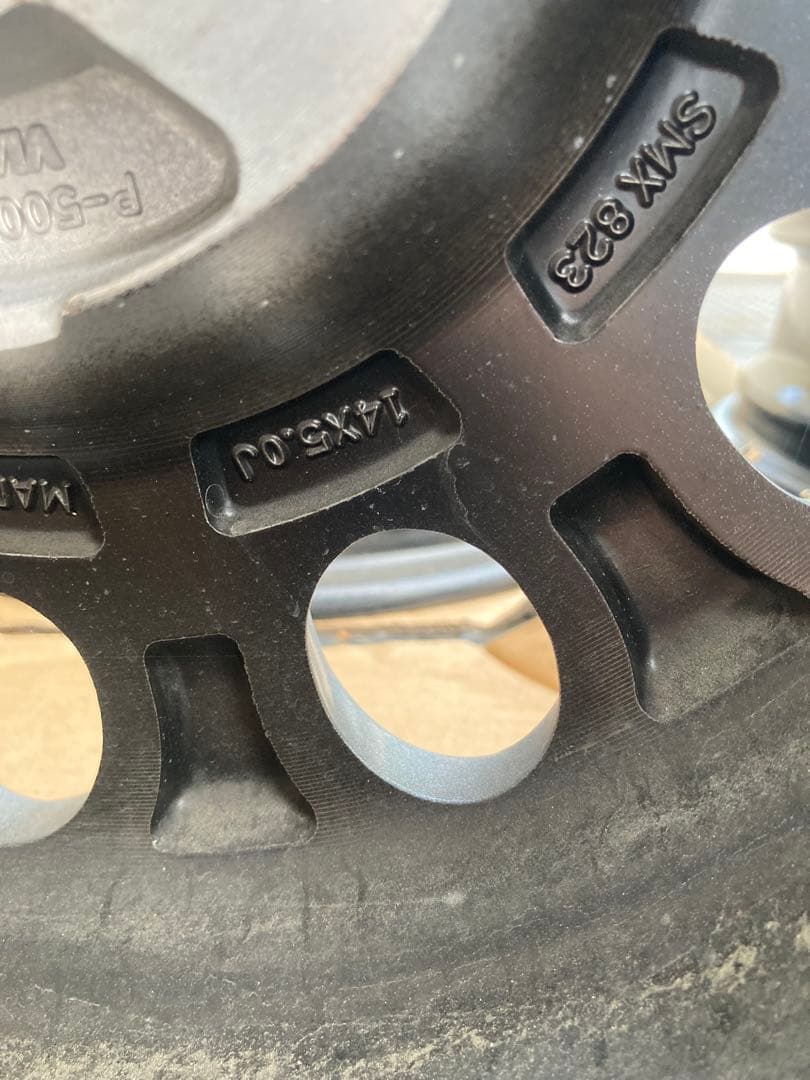 アルミホイール 14インチ PCD 4x100 5J*35 4本セット　送料込み