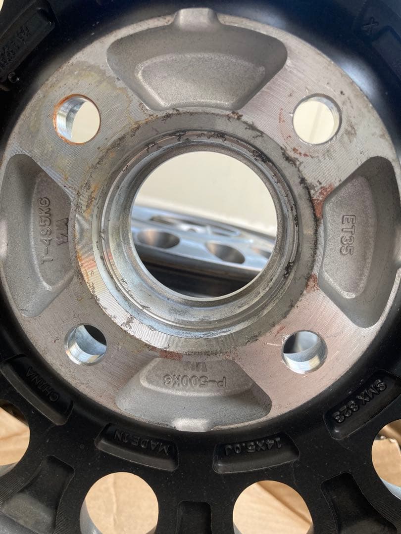 アルミホイール 14インチ PCD 4x100 5J*35 4本セット　送料込み