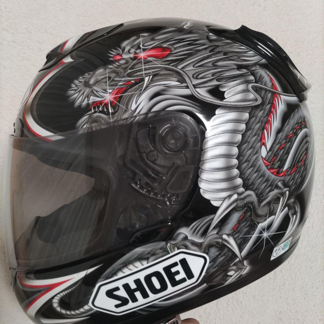 廃盤貴重SHOEI ドラゴン柄 フルフェイスヘルメット