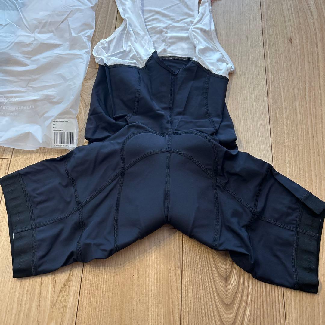 【未使用品】Rapha ビブタイツ ホワイト/ブラック