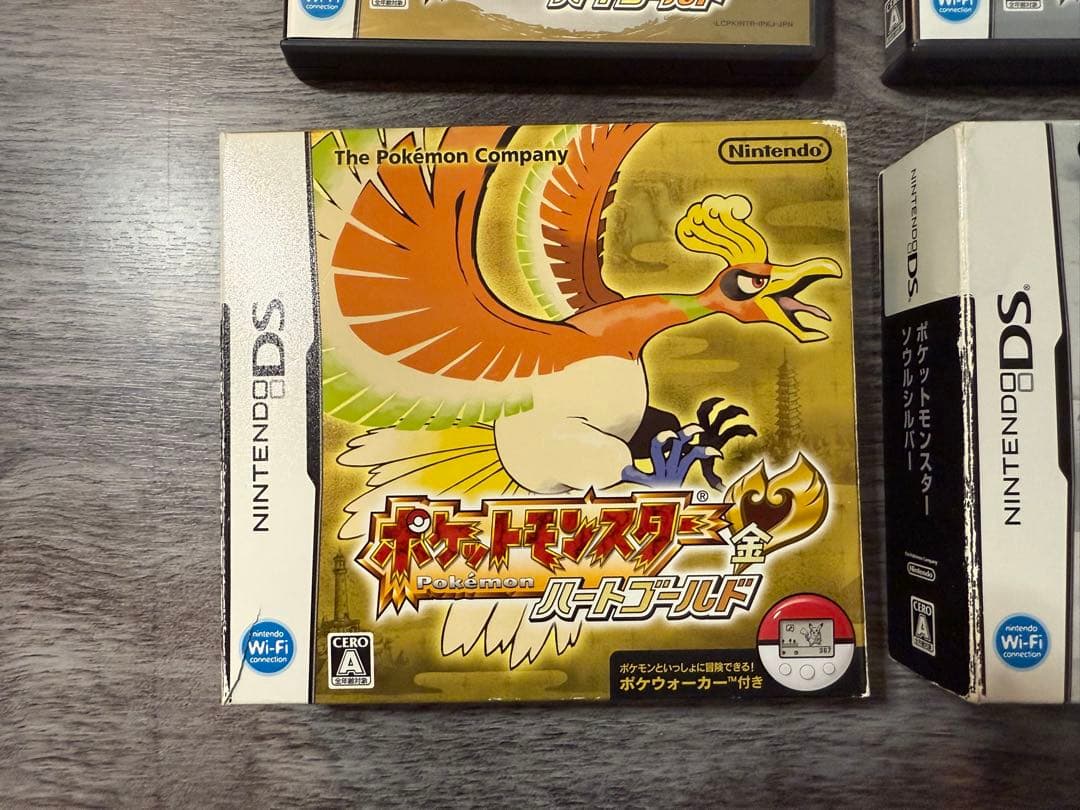 DS ポケットモンスター ハートゴールド & ソウルシルバー ポケウォーカー有り
