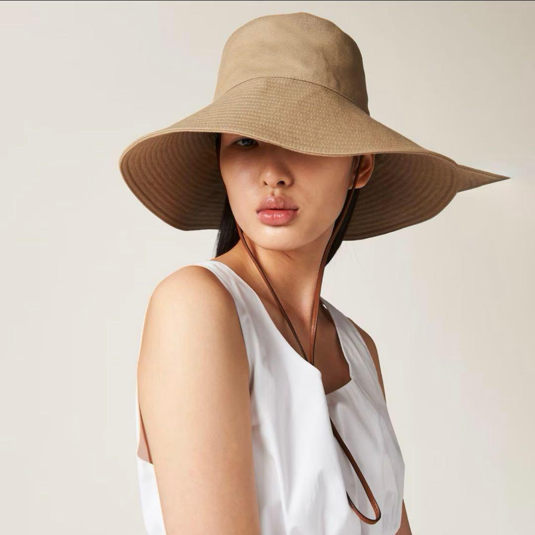 まえ ❣️miumiu 新作 ロゴ ドリルハット