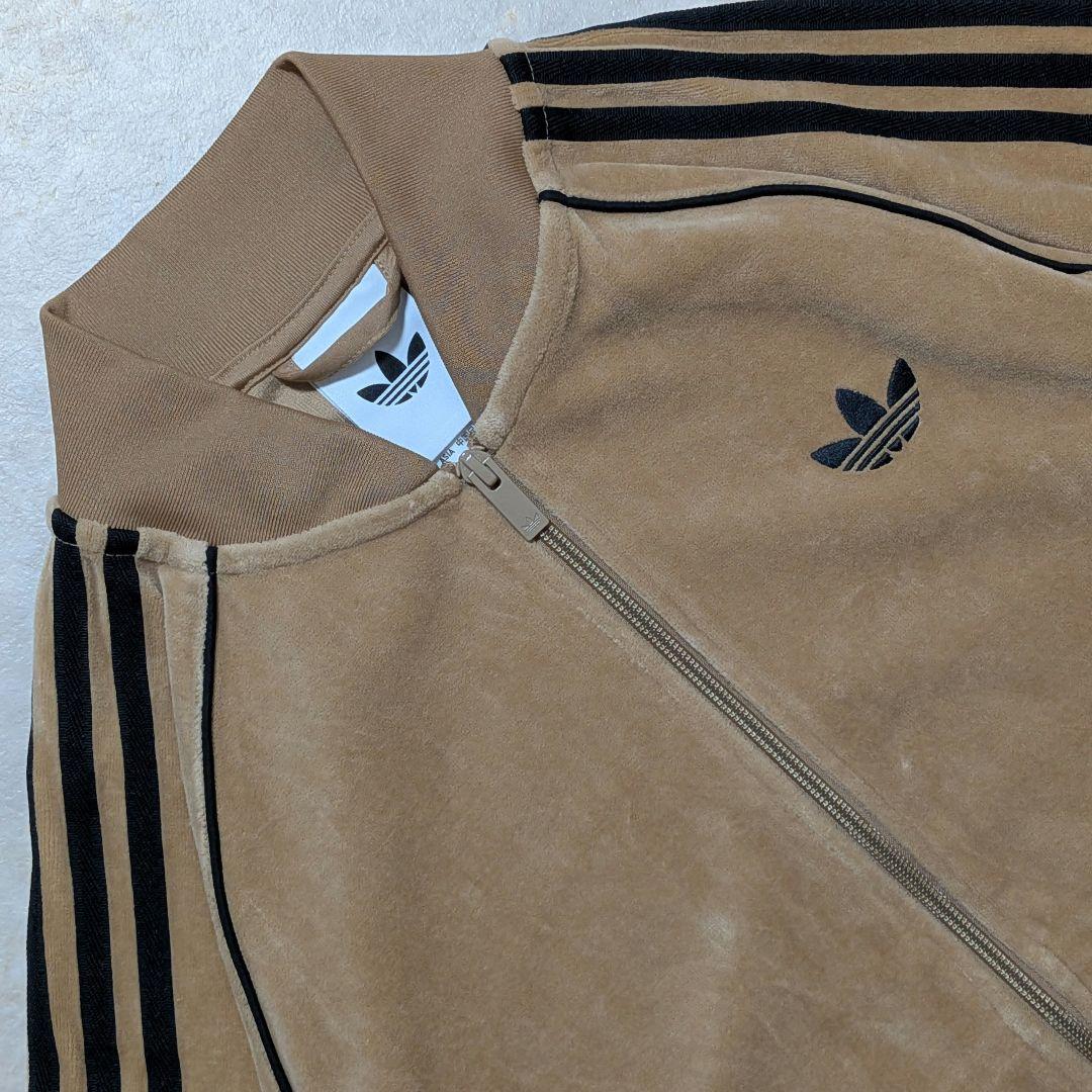 大人気⭐完売品adidas スーパースターSSTベロアトラックジャケット 茶黒M