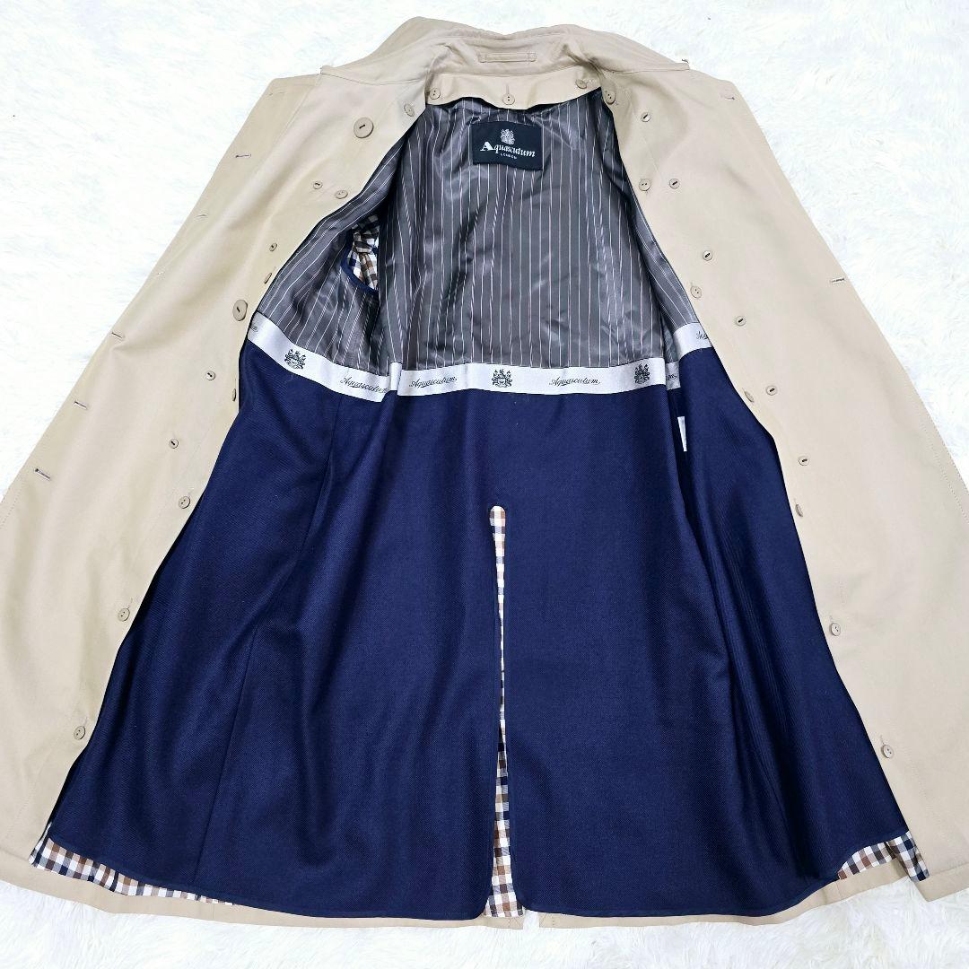 ジロー様 英国王室御用達 アクアスキュータム 　ライナー付き トレンチコート